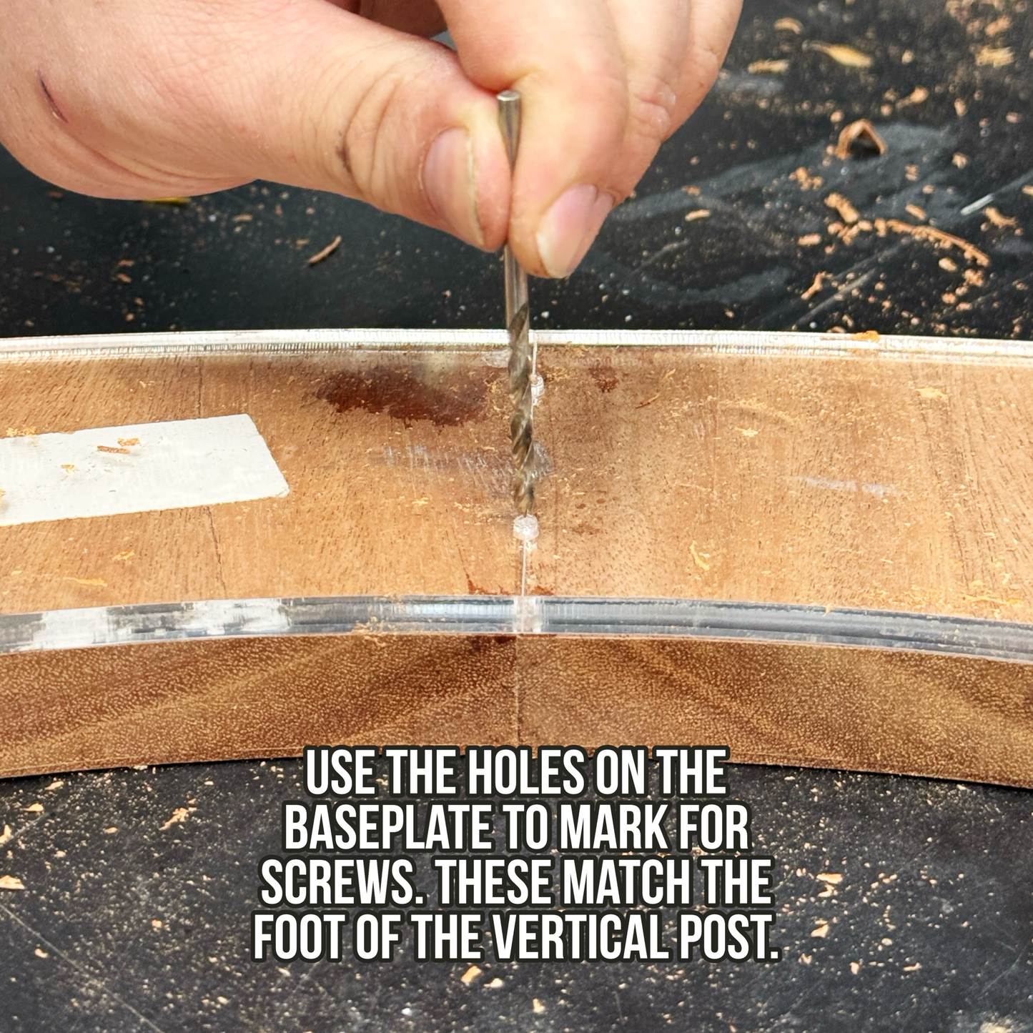 Vertical Guitar Stand Router Templates