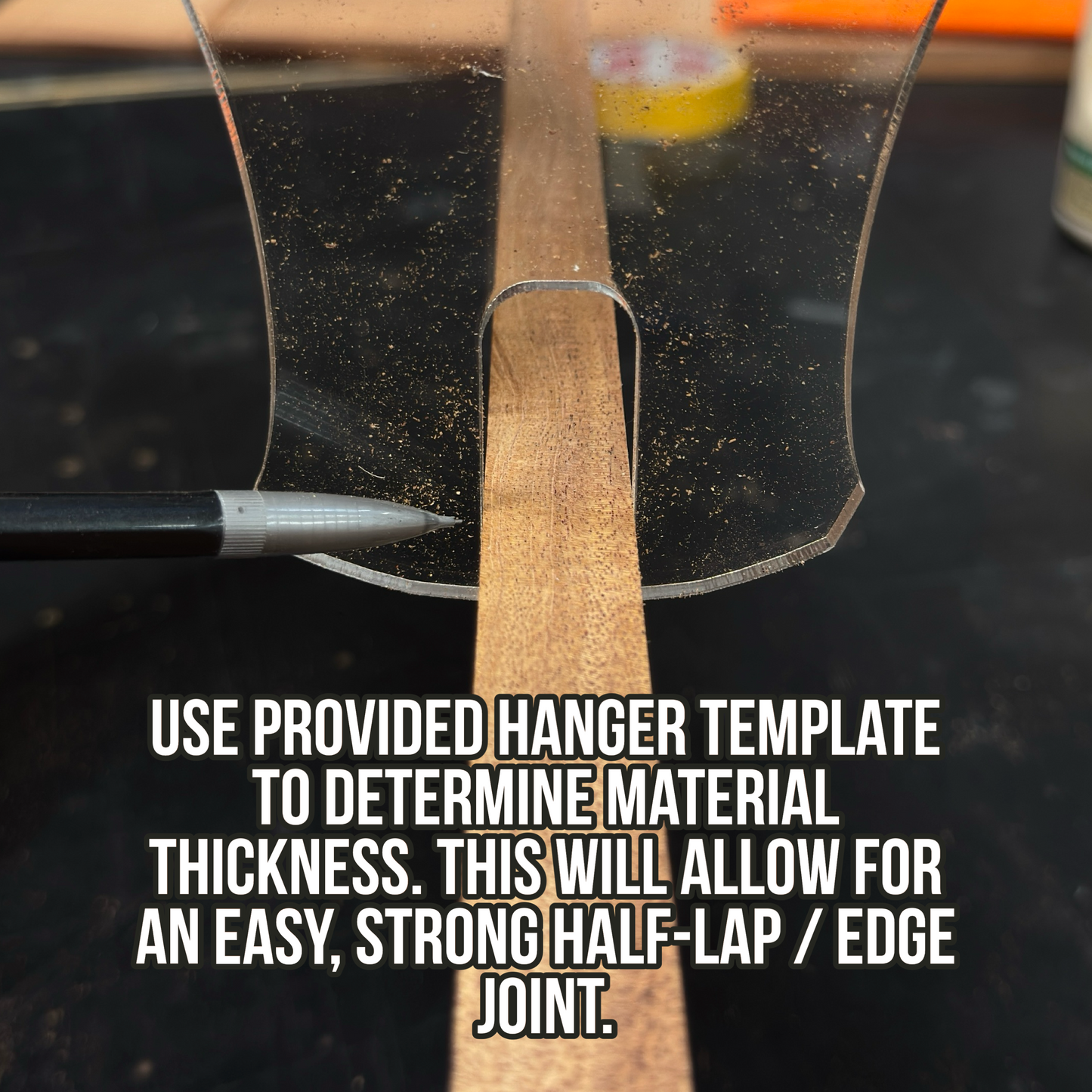 Vertical Guitar Stand Router Templates