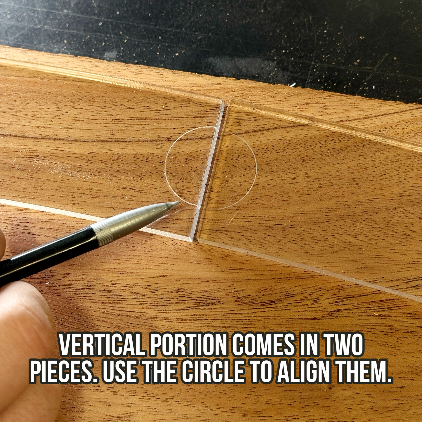 Vertical Guitar Stand Router Templates