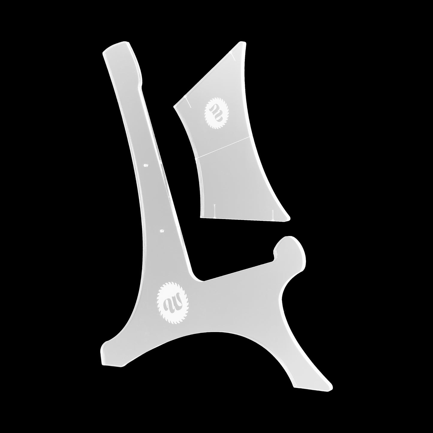 A-Frame Guitar Stand Router Templates